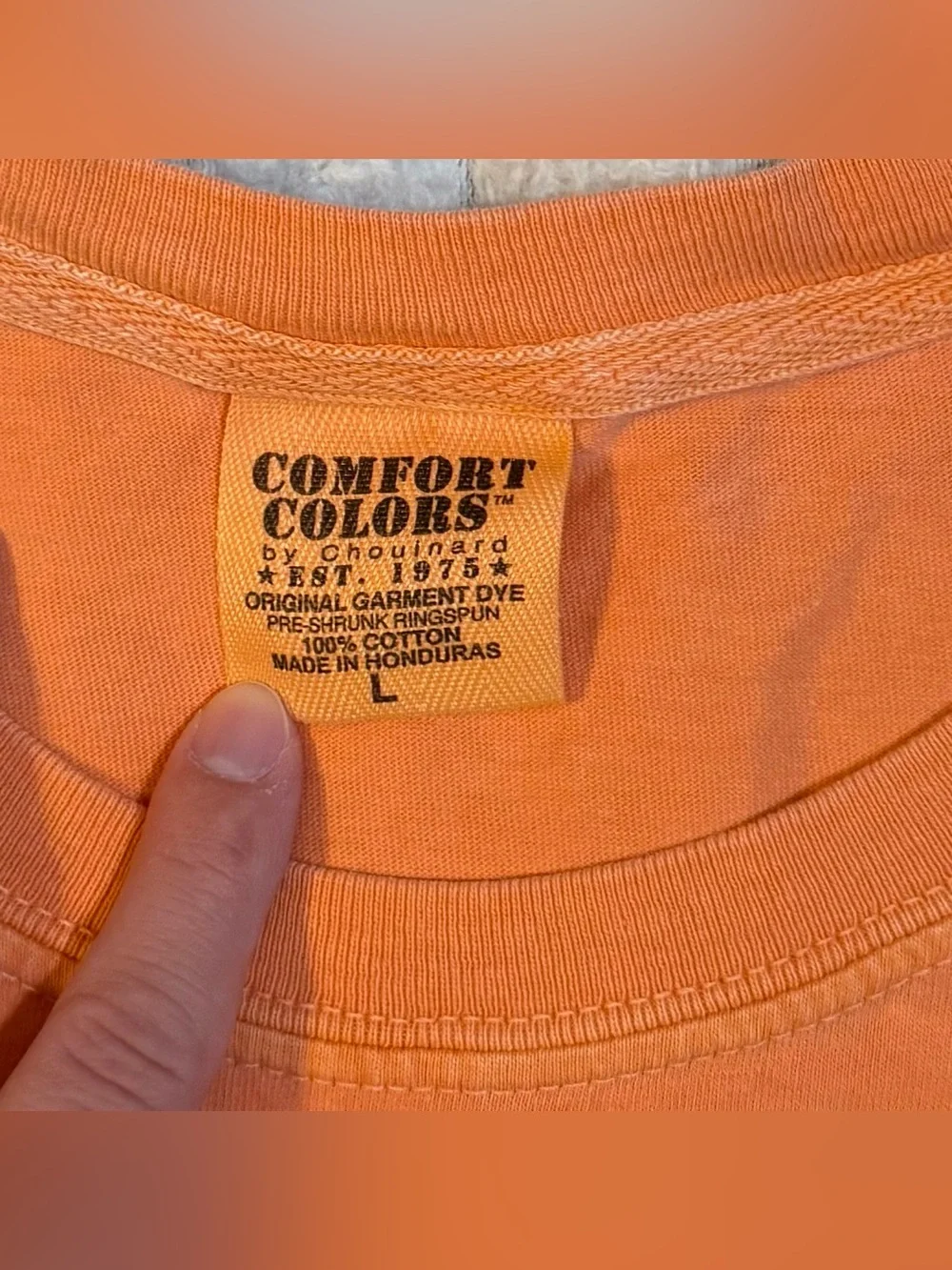 Southern Fried Cotton Orange GSP Graphic Tee L